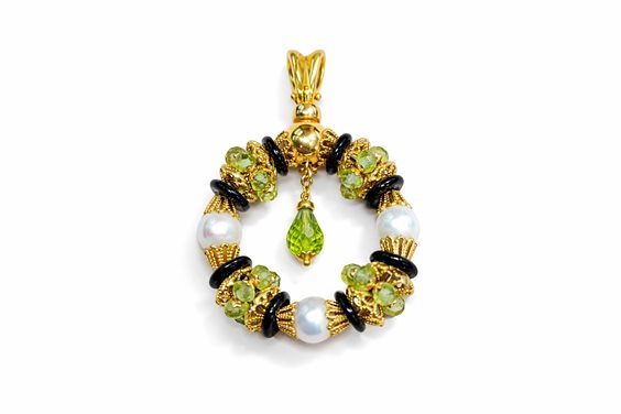 Charm Idee Preziose dal 1987 Dame in Gelbgold Pietre dure IP.CHK18G/128 - IP.CHK18G/128